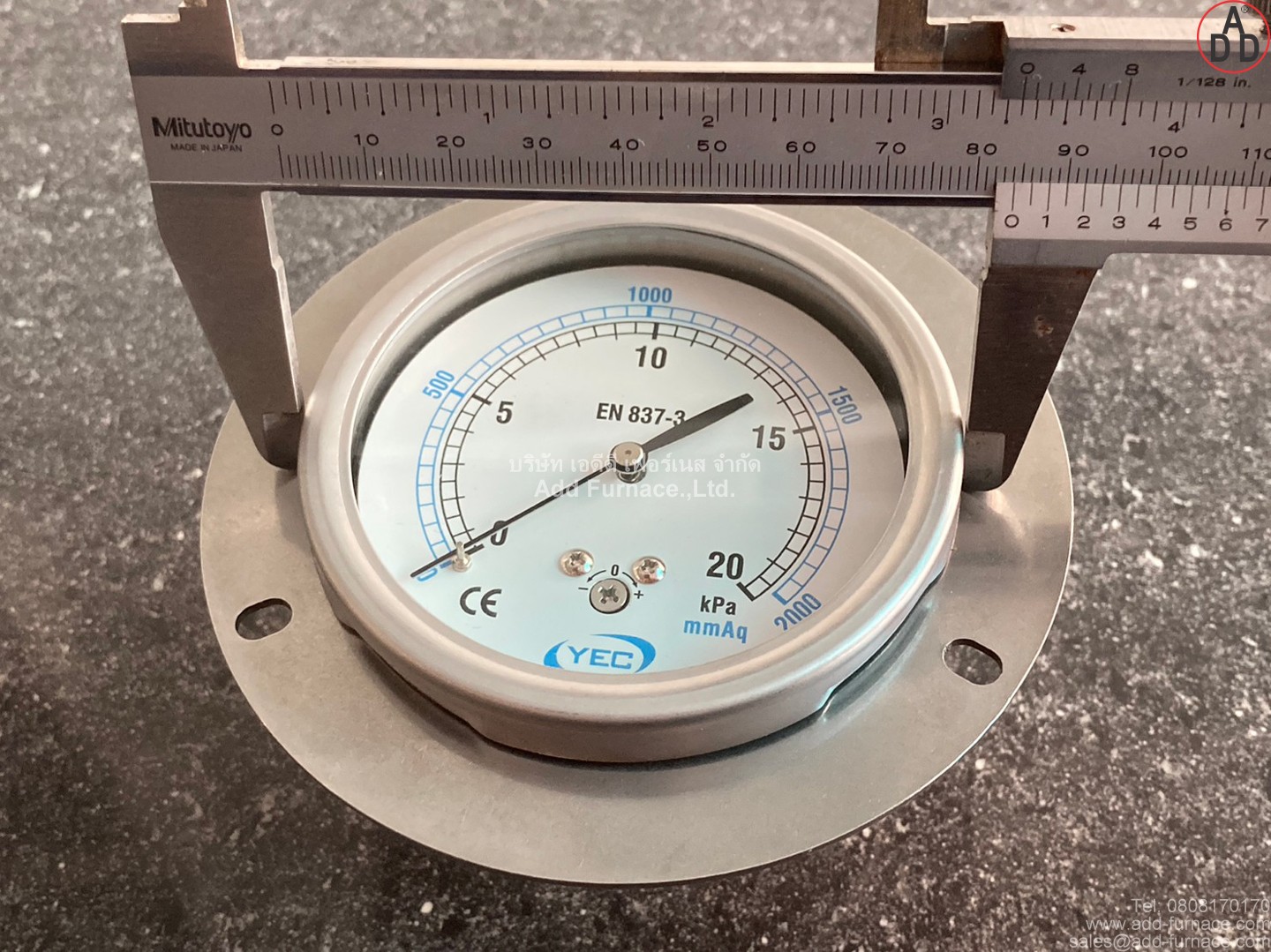YEC Pressure Gauge 0-20kPa(10)